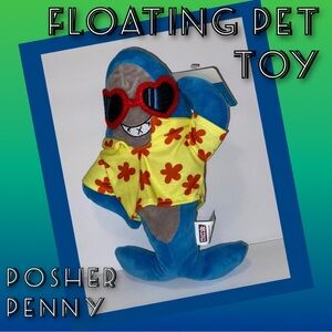 🆕 HEART TO TAIL Floating Pet Toy With Squeaker